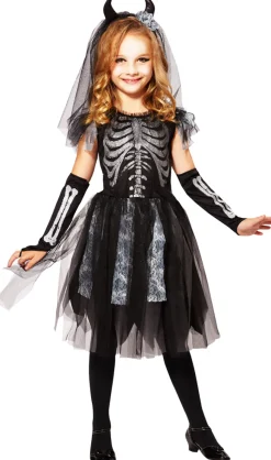 Déguisement - Squelette Pailleté - Fille - RueDeLaFete