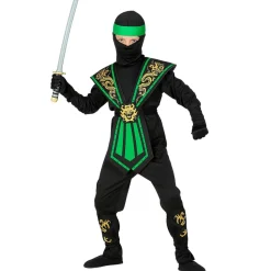 Déguisement Combat Ninja Vert - Enfant - RueDeLaFete