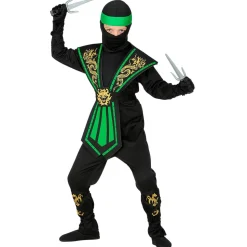 Déguisement Combat Ninja Vert - Enfant - RueDeLaFete