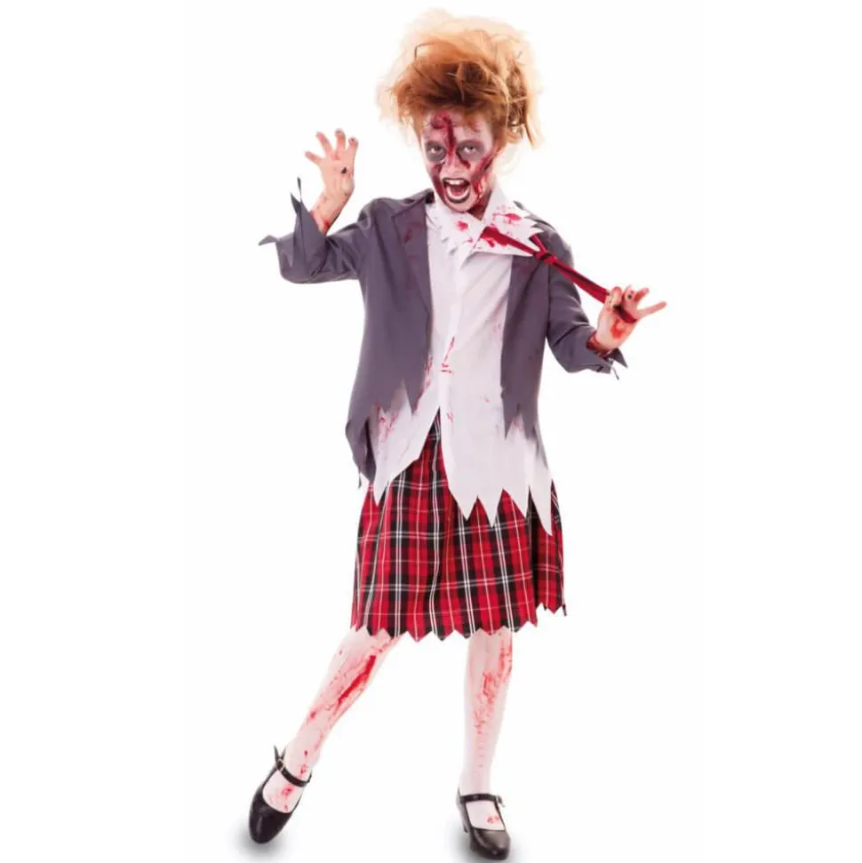 Déguisement d'écolière Zombie - Enfant - RueDeLaFete