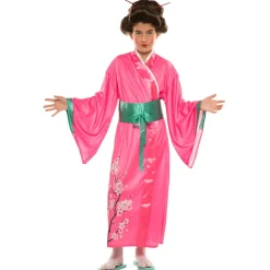 Déguisement de Japonaise - Rose - Fille - RueDeLaFete