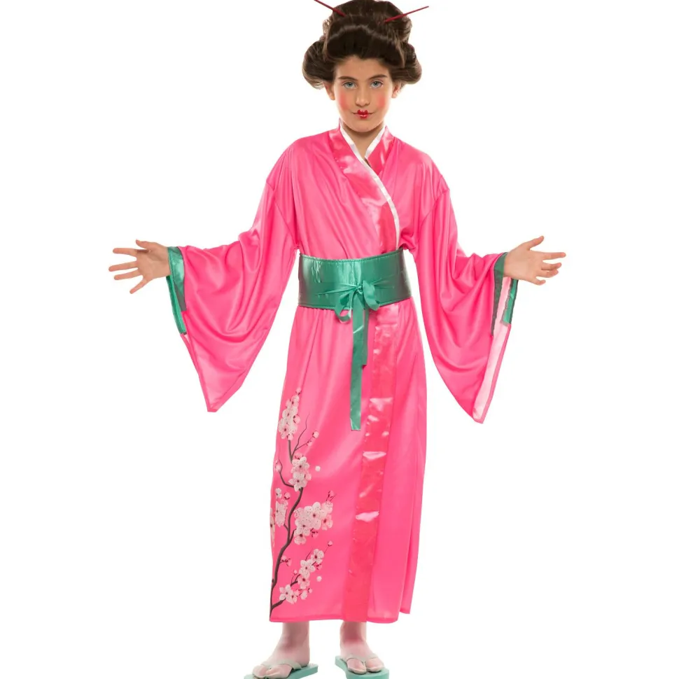 Déguisement de Japonaise - Rose - Fille - RueDeLaFete