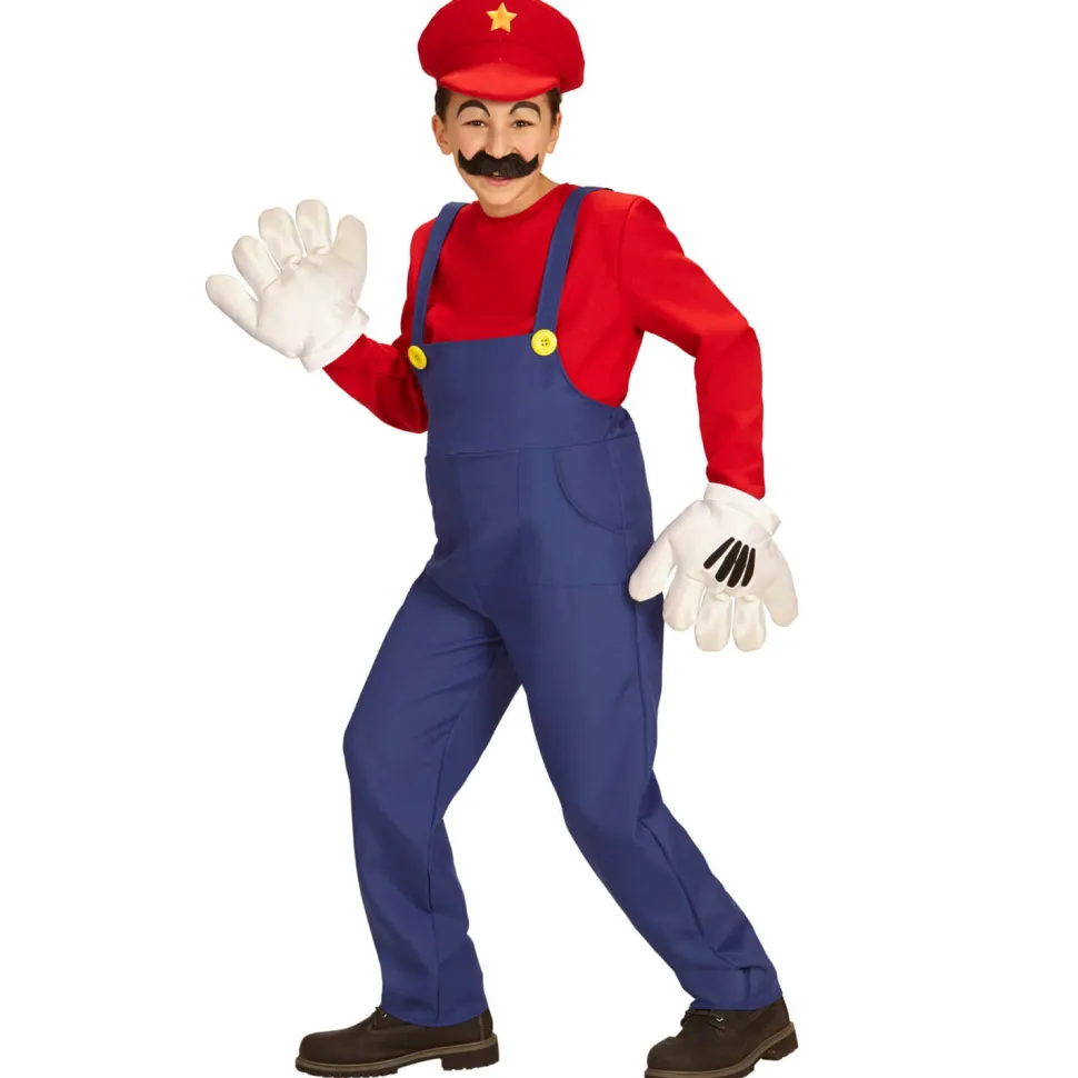 Déguisement De Plombier Rouge - Super Hydraulique - Enfant - RueDeLaFete