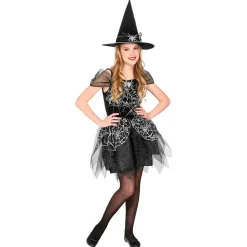 Déguisement De Sorcière Araignée - Noir - Enfant - RueDeLaFete