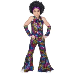 Déguisement Disco Arc-En-Ciel : Enfant - RueDeLaFete