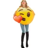 Déguisement Emoji® BISOU coeur, adulte - RueDeLaFete