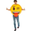 Déguisement Emoji® Clin d'Oeil adulte - RueDeLaFete