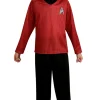 Déguisement Enfant Scotty Tm Star Trek Movie Rouge Avec Couvre-Bottes -Qualité Luxe - RueDeLaFete