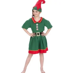 Déguisement Lutine rouge/vert - enfant - RueDeLaFete