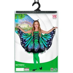 Déguisement papillon - Vert/bleu- Fille - RueDeLaFete