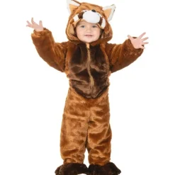 Déguisement peluche bébé Panda roux - RueDeLaFete