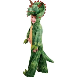 Déguisement peluche dinosaure/tricératops - enfant - RueDeLaFete