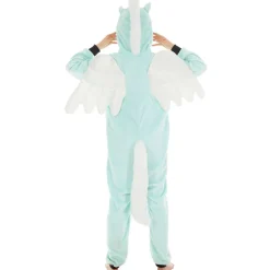 Déguisement peluche Licorne verte - enfant - RueDeLaFete