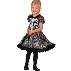 Déguisement Pequeña Calavera - Fille - RueDeLaFete