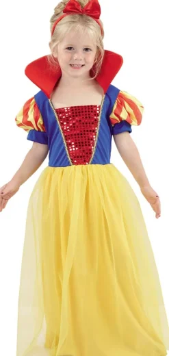 Déguisement Petite Blanche Neige - Enfant - Taille 2/4 ans (86 à 102 cm) - RueDeLaFete
