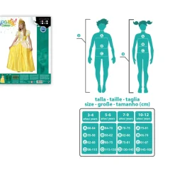 Déguisement Princesse jaune doré - Fille - RueDeLaFete