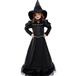 Déguisement Sorcière Magie Noire - enfant - RueDeLaFete
