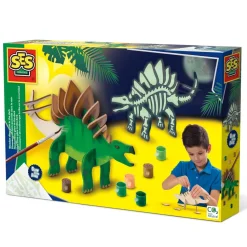 Dinosaure en bois qui brille dans le noir - SES Creative