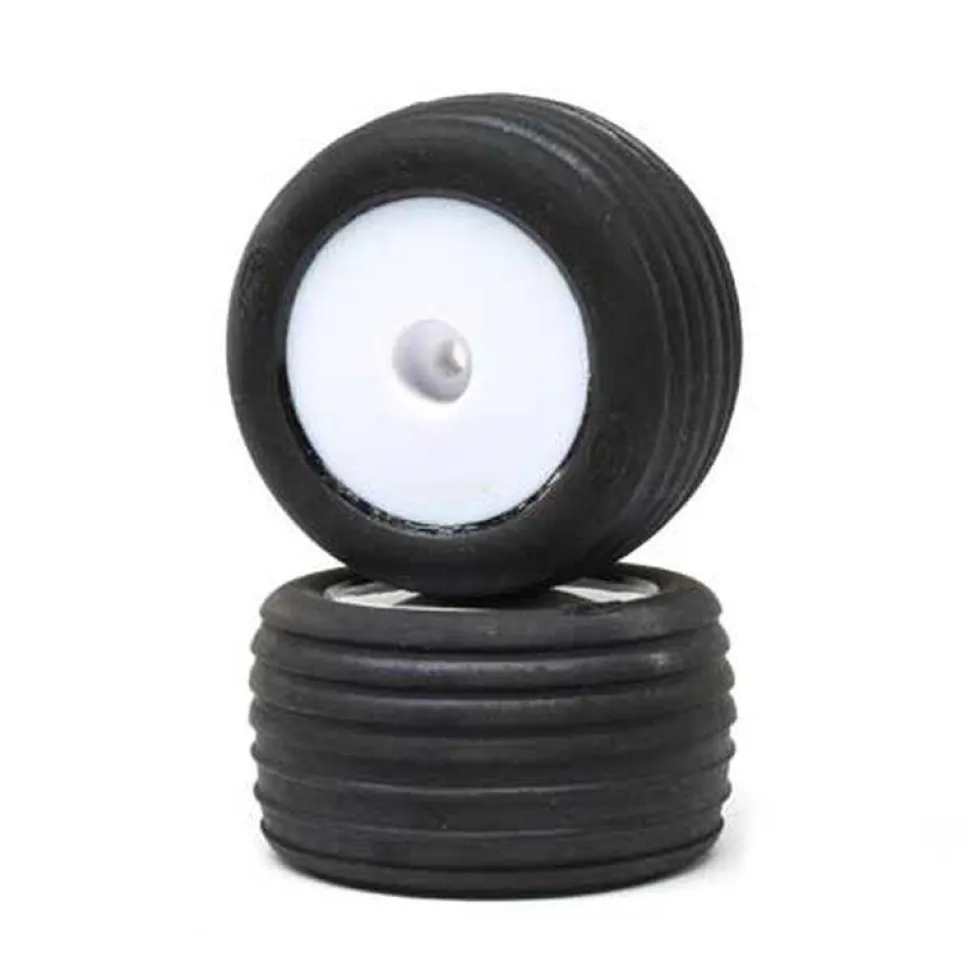 Directional Tires FR Mntd Wht (2) - Mini-T 2.0 - Losi - Losi - TLR