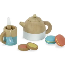 Dînette en bois : Service à thé en bois 21 pièces - Vilac