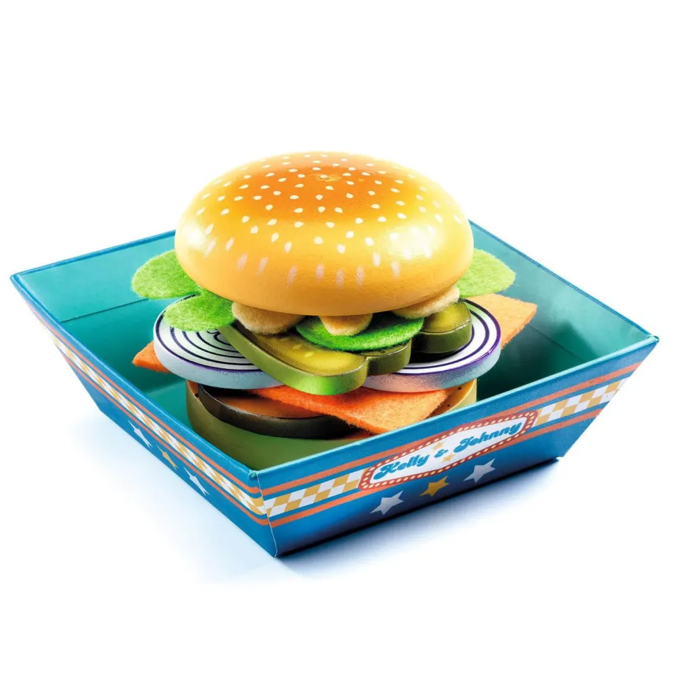 Dînette hamburgers : Kelly et Johnny - Djeco