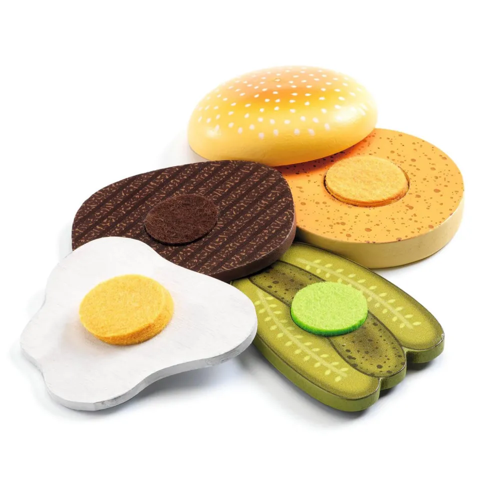 Dînette hamburgers : Kelly et Johnny - Djeco