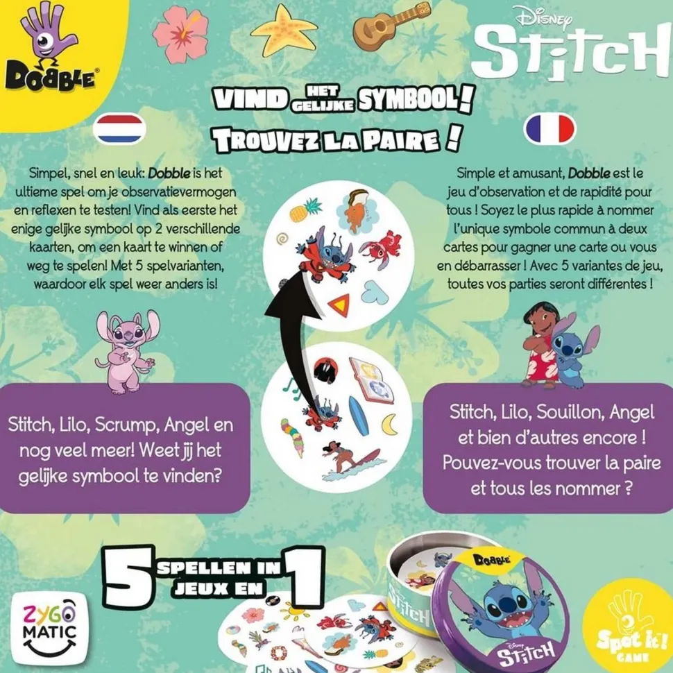 Dobble : Lilo et Stitch - Asmodée