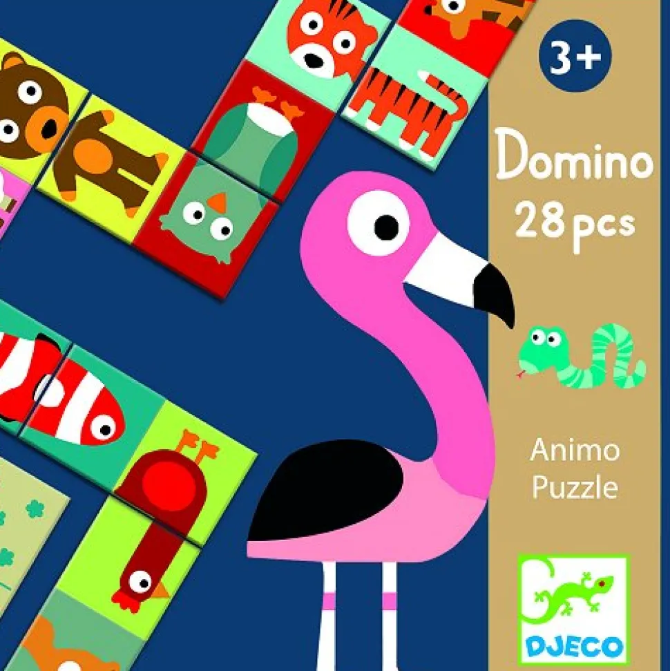 Domino : Animo-puzzle - Djeco