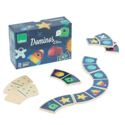 Dominos en bois : Dans les étoiles - Vilac