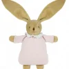 Doudou Lapin Nid d'Ange : Lin rose poudré - Trousselier