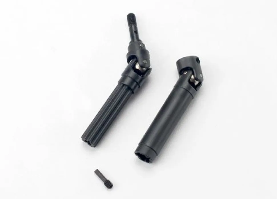Driveshaft assembly (1) left or right (1/16 E-Revo) (fully assembled, ready to install)/ 3x10mm scre - Traxxas