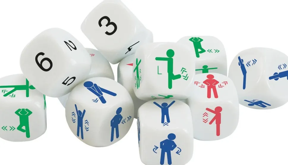 Dés de mouvement, set de 12 - Eduplay