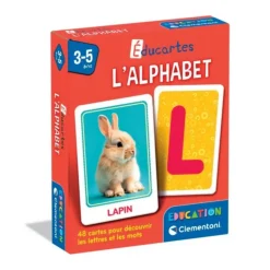 Éducartes : L'alphabet - Clementoni