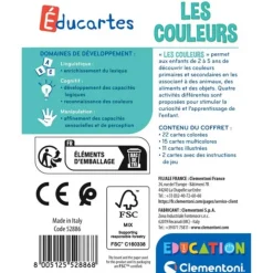 Éducartes : Les couleurs - Clementoni