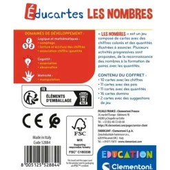 Éducartes : Les nombres - Clementoni