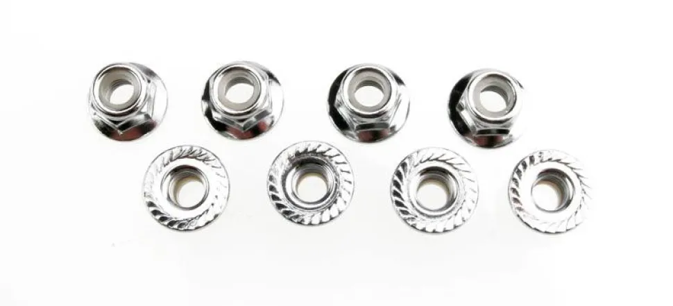 Ecrous Nylstop Acier Epaules 5Mm (8) - Traxxas