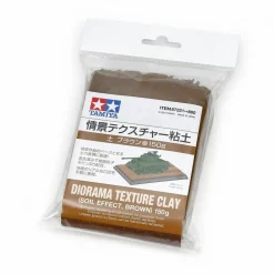Effet de sol pour diorama : argile marron - Tamiya
