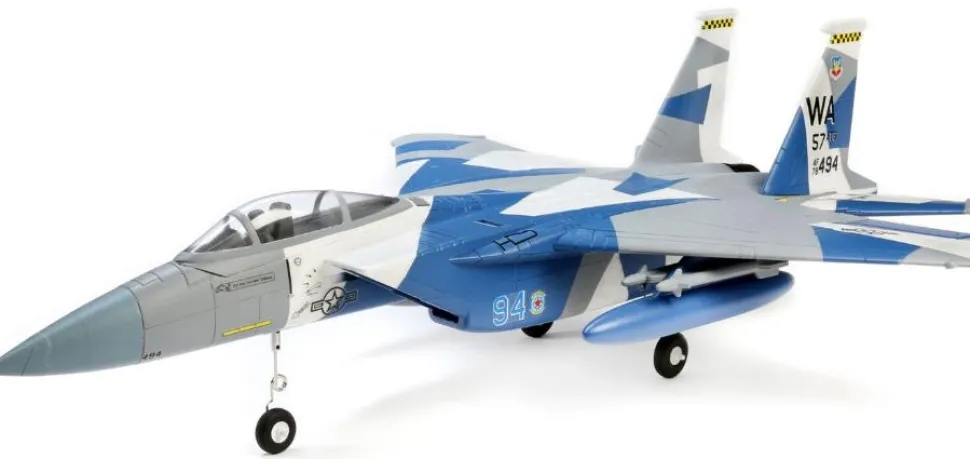 Eflite F-15 Eagle V2 64mm EDF BNF avec AR630 AS3X SAFE - E-flite