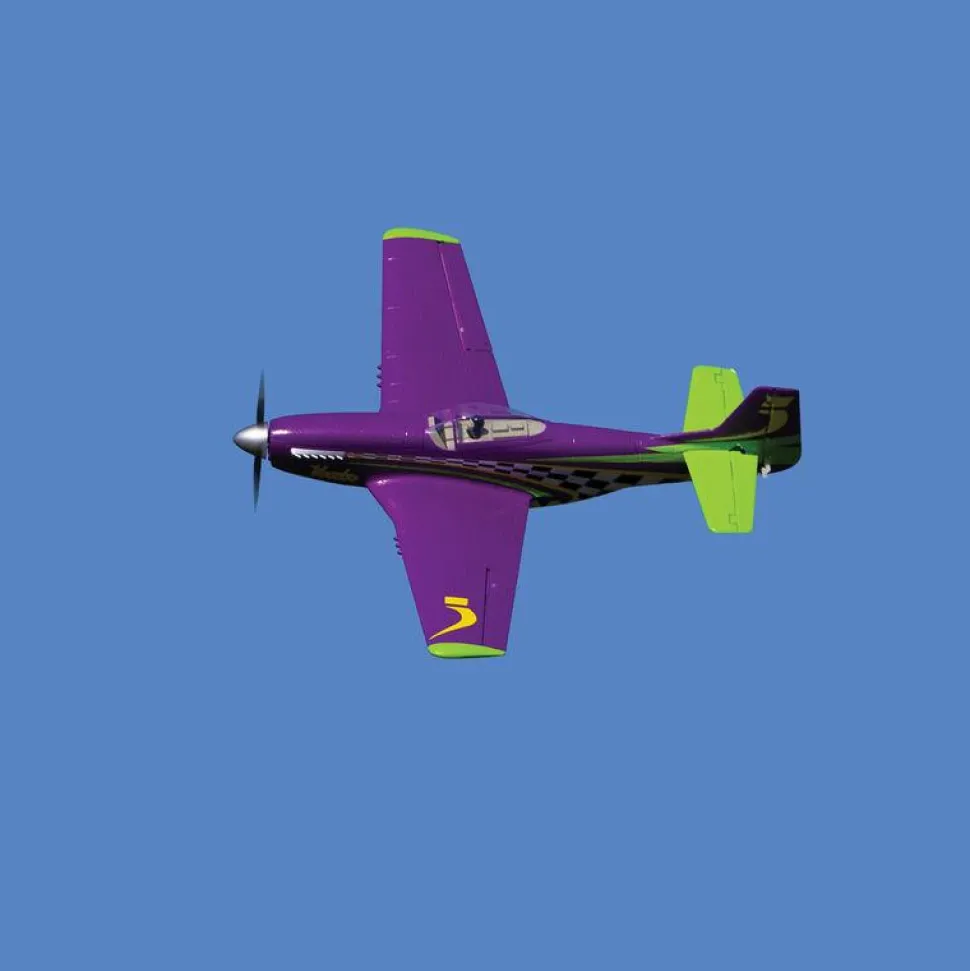 E-Flite UMX P-51D Voodoo BNF Basic 493mm avec AS3X et SAFE Select - E-flite