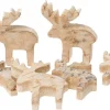 Elan en bois nature, set de 6 - Eduplay