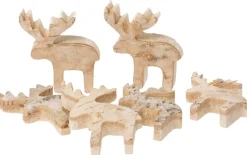 Elan en bois nature, set de 6 - Eduplay