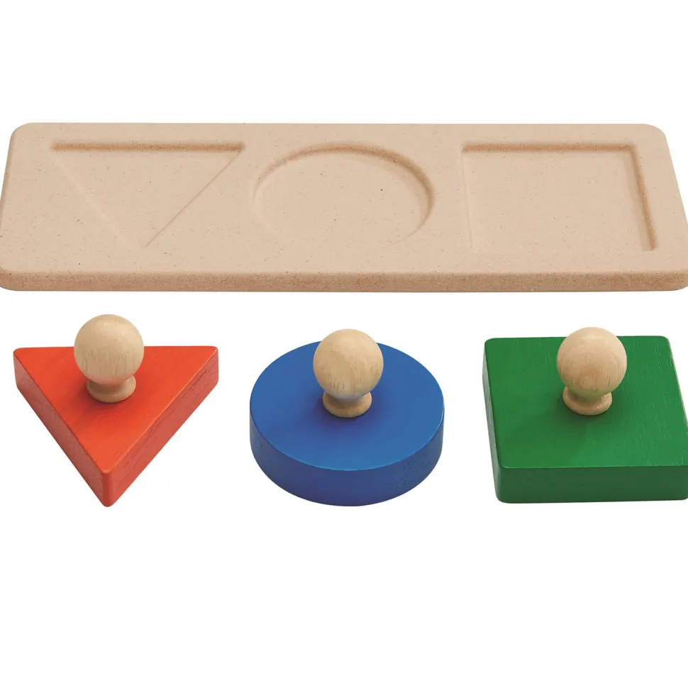 Encastrement 3 formes - Méthode Montessori - Plan Toys