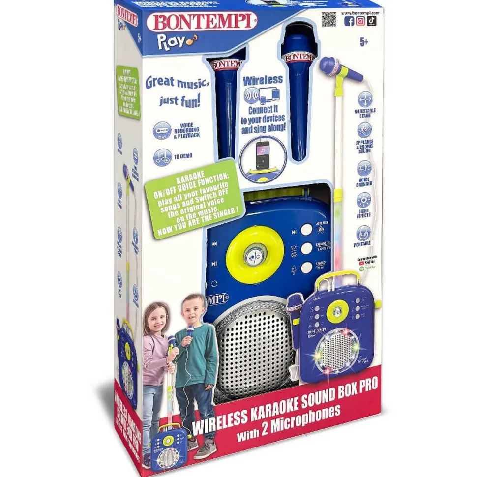 Enceinte karaoké avec 2 microphones - Bontempi