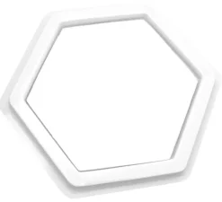 Encreur pour tampon blanc, hexagonal - Eduplay