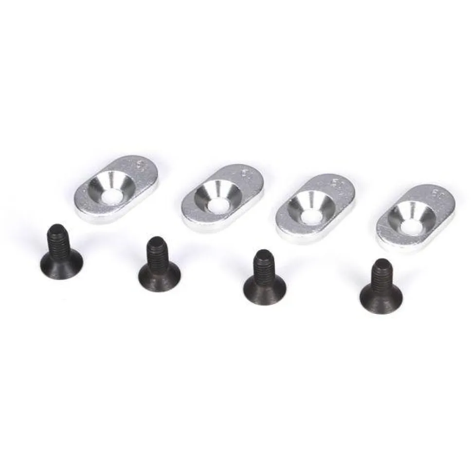 Engine Mount Inserts & Screws, 18/58 (4): 5IVE-T - Losi - TLR