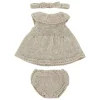 ENSEMBLE de VÊTEMENTS TRICOTÉ couleur lin pour poupées de 32cm - Miniland