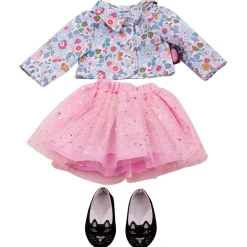 Ensemble pour poupée de 45 à 50 cm : Fleurs et paillettes - Gotz