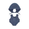 Ensemble tricoté - grenouillère et bonnet pour poupées 21cm - Miniland