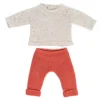 Ensemble tricoté - pull et pantalon pour poupées 38cm - Miniland