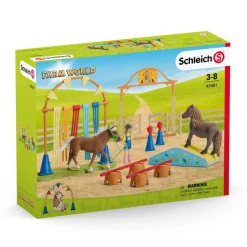 Entraînement d'agility pour poney - Schleich